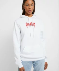 Pier One UNISEX - Felpa Con Cappuccio - White -Moda Perfetta b322dbb0731748b1a1872f8d8d899fbf