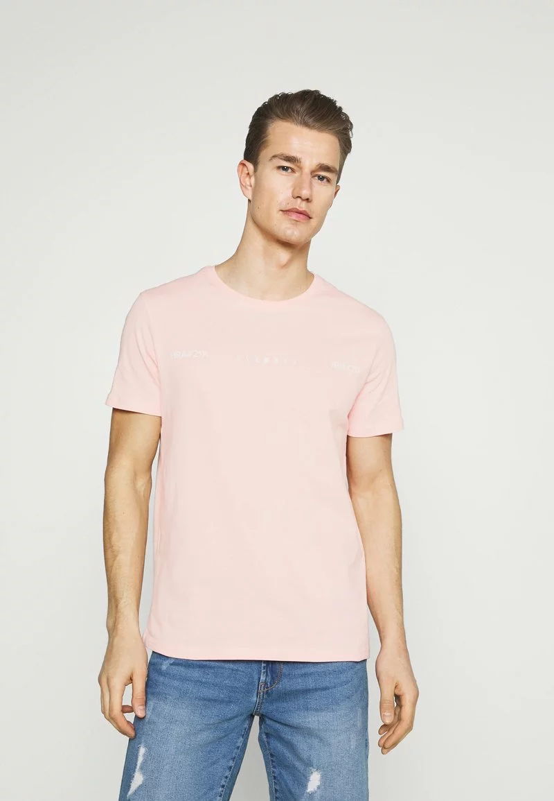 Pier One Uomo T-shirt Con Stampa - Pink 3 Pier One Uomo T-shirt Con Stampa - Pink