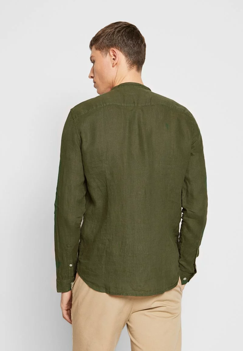 Pier One Uomo Camicia - Olive 5 Pier One Uomo Camicia - Olive - immagine 3