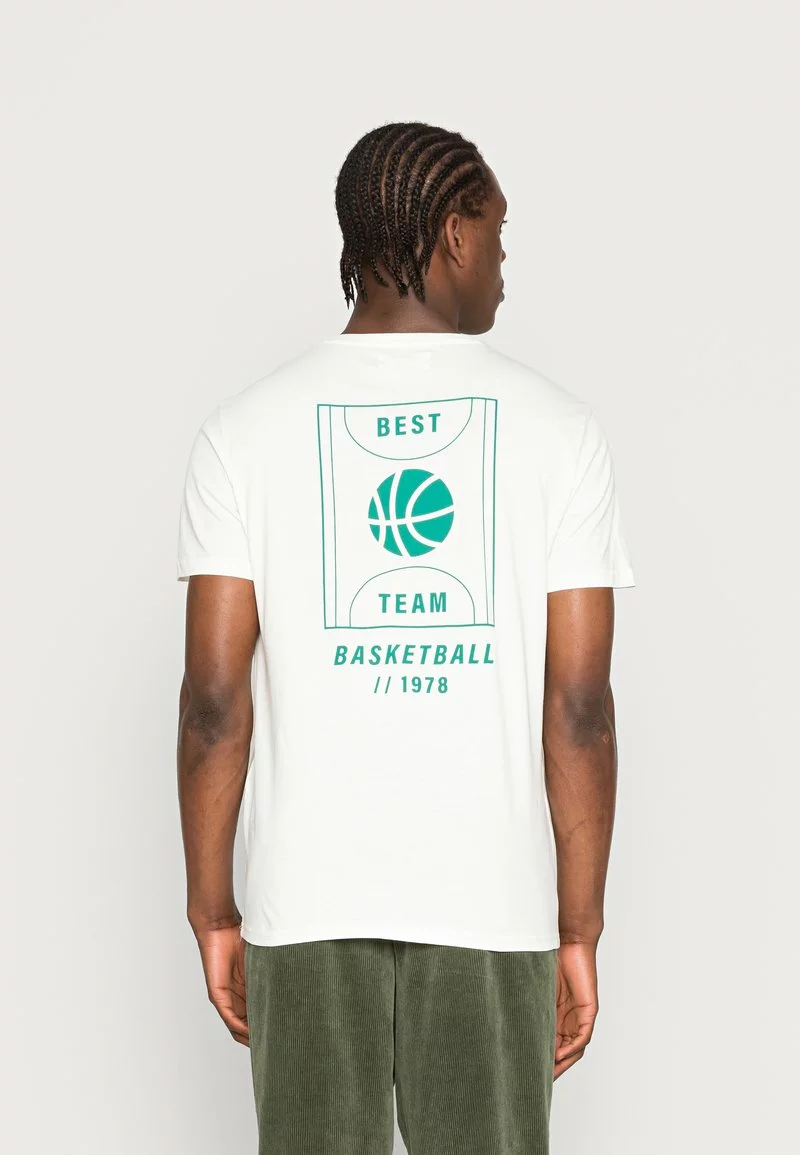 Pier One Uomo T-shirt Con Stampa - Off White 3 Pier One Uomo T-shirt Con Stampa - Off White