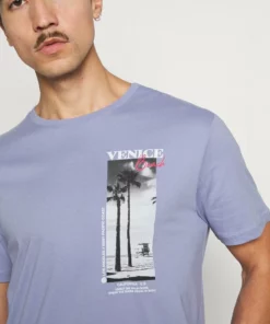 Pier One Uomo T-shirt Con Stampa - Lilac -Moda Perfetta b6d2613dfab041129b91752c8e1b9c0e
