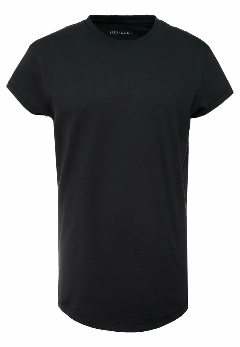 Pier One Uomo T-shirt Basic - Black 6 Pier One Uomo T-shirt Basic - Black - immagine 4