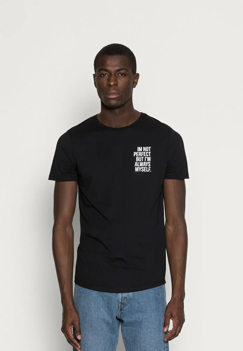Pier One Uomo T-shirt Con Stampa - Black 5 Pier One Uomo T-shirt Con Stampa - Black - immagine 3