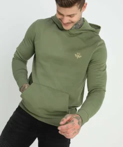 Pier One Uomo Felpa Con Cappuccio - Khaki