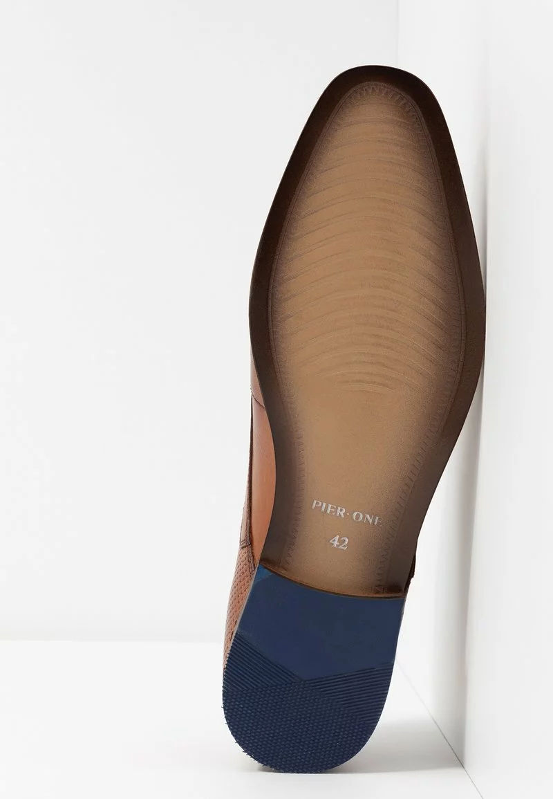 Pier One Uomo LEATHER - Stringate Eleganti - Cognac 7 Pier One Uomo LEATHER - Stringate Eleganti - Cognac - immagine 5