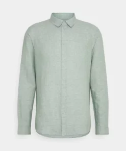Pier One Uomo Camicia - Mottled Light Green