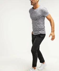 Pier One Uomo T-shirt Con Stampa - Dark Blue Melange -Moda Perfetta c008ed7b8a4146819446b6b4d2b29de7