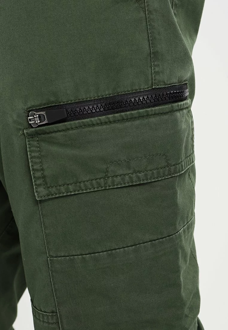 Pier One Uomo Pantaloni Cargo - Dark Green 6 Pier One Uomo Pantaloni Cargo - Dark Green - immagine 4
