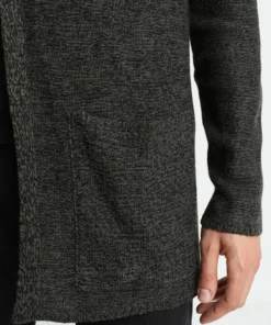 Pier One Uomo Cardigan - Black/olive 12 Pier One Uomo Cardigan - Black/olive -Moda Perfetta c17ee30ac2fe41ffb49eaf0baa1c9ce5