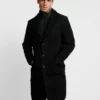 Pier One Uomo Cappotto Classico - Black -Moda Perfetta c17ef252434c401c944422e1c1326e49