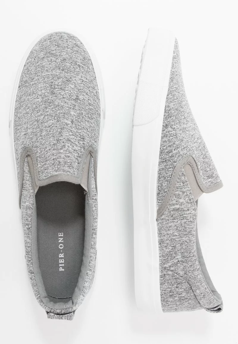 Pier One UNISEX - Scarpe Senza Lacci - Grey 4 Pier One UNISEX - Scarpe Senza Lacci - Grey - immagine 2