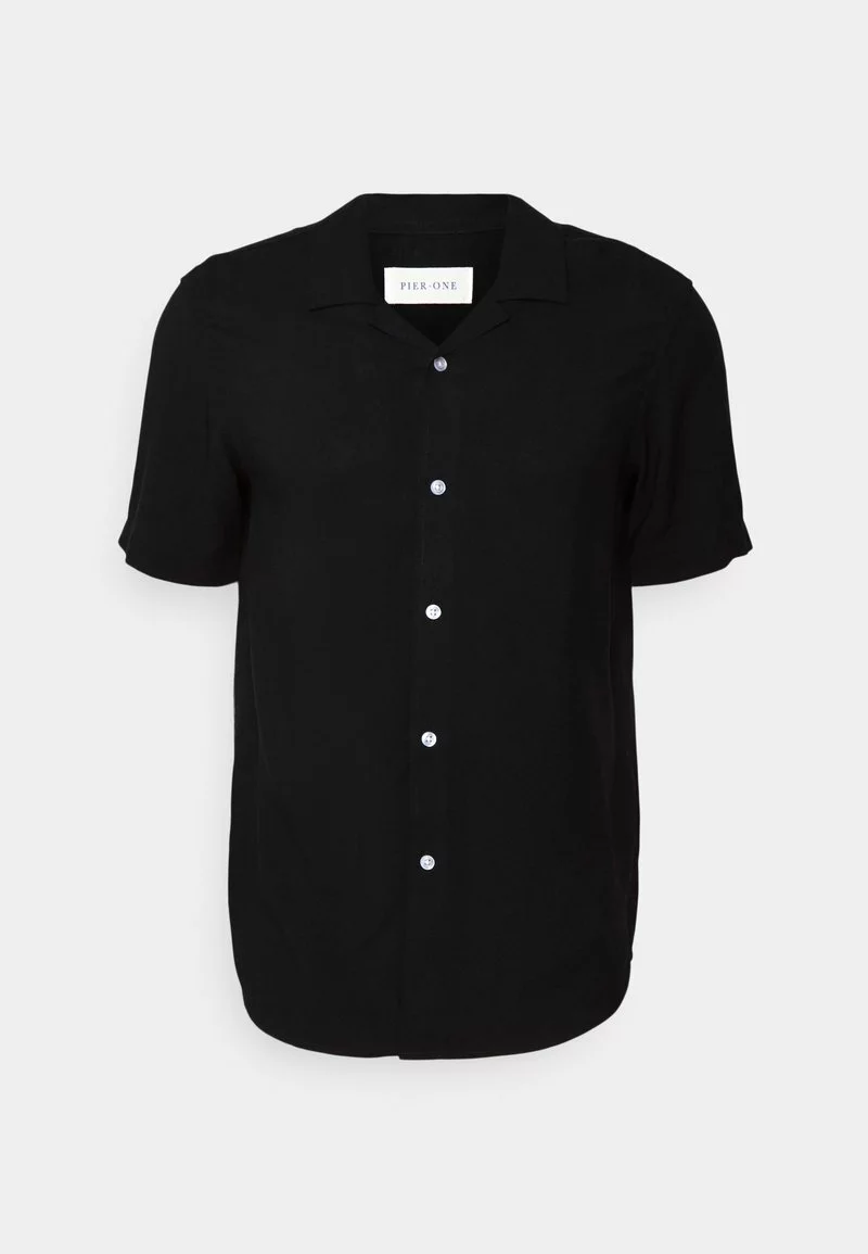 Pier One Uomo 2 PACK - Camicia - Black/white 9 Pier One Uomo 2 PACK - Camicia - Black/white - immagine 7