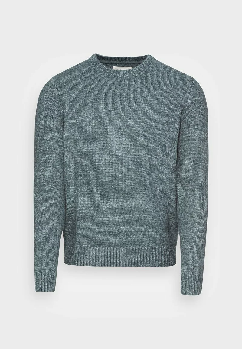 Pier One Uomo ESSENTIAL WINTER CREWNECK - Maglione - Blue/grey 6 Pier One Uomo ESSENTIAL WINTER CREWNECK - Maglione - Blue/grey - immagine 4