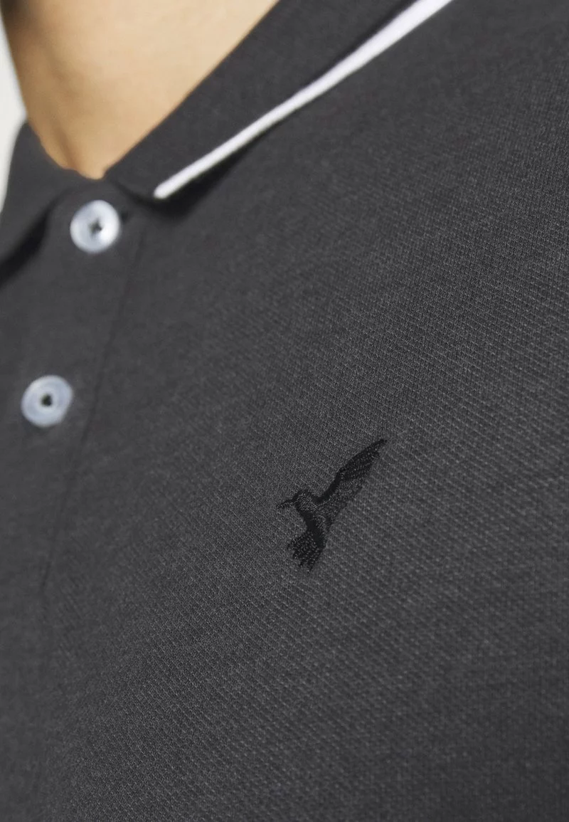 Pier One Uomo Polo - Mottled Dark Grey 9 Pier One Uomo Polo - Mottled Dark Grey - immagine 7