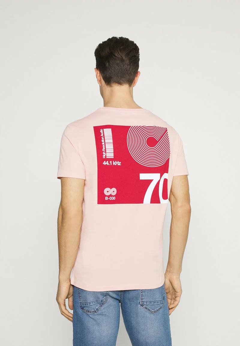 Pier One Uomo T-shirt Con Stampa - Pink 5 Pier One Uomo T-shirt Con Stampa - Pink - immagine 3