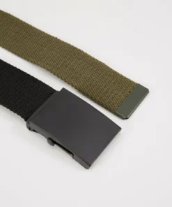 Pier One UNISEX 2 PACK - Cintura - Oliv/black -Moda Perfetta c3c8afa7499e4599b4752c309b32d866