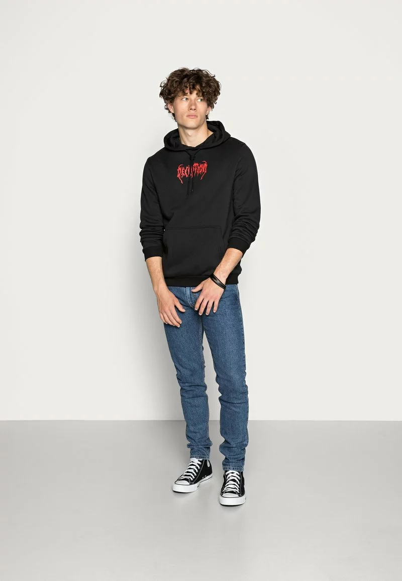 Pier One UNISEX - Felpa Con Cappuccio - Black 4 Pier One UNISEX - Felpa Con Cappuccio - Black - immagine 2