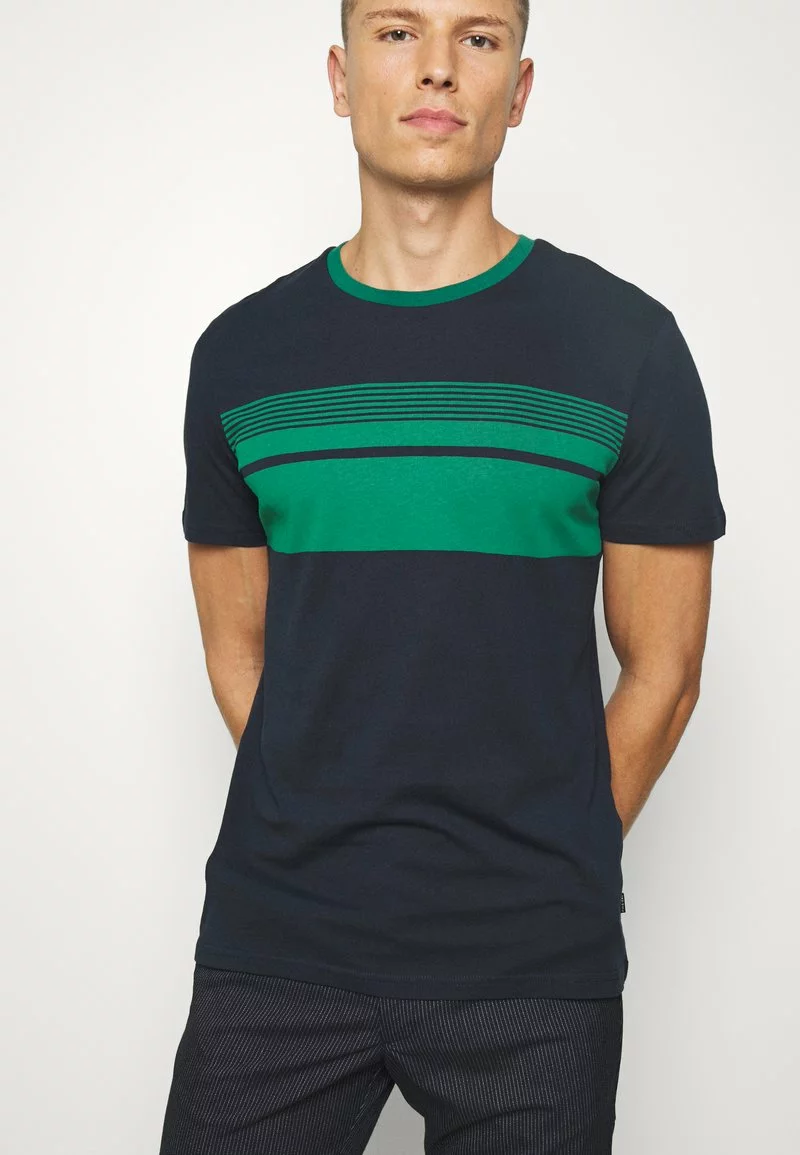Pier One Uomo T-shirt Con Stampa - Dark Blue 6 Pier One Uomo T-shirt Con Stampa - Dark Blue - immagine 4
