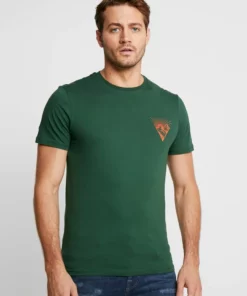 Pier One Uomo T-shirt Con Stampa - Dark Green