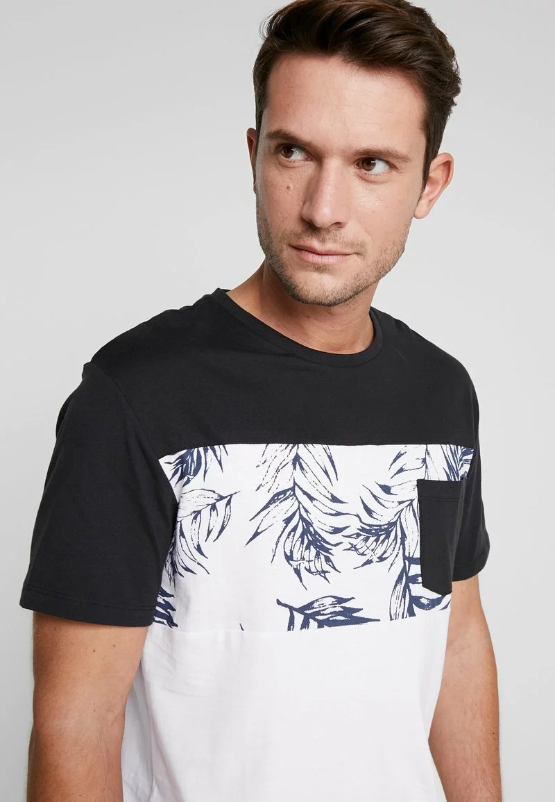 Pier One Uomo T-shirt Con Stampa - White/black 6 Pier One Uomo T-shirt Con Stampa - White/black - immagine 4
