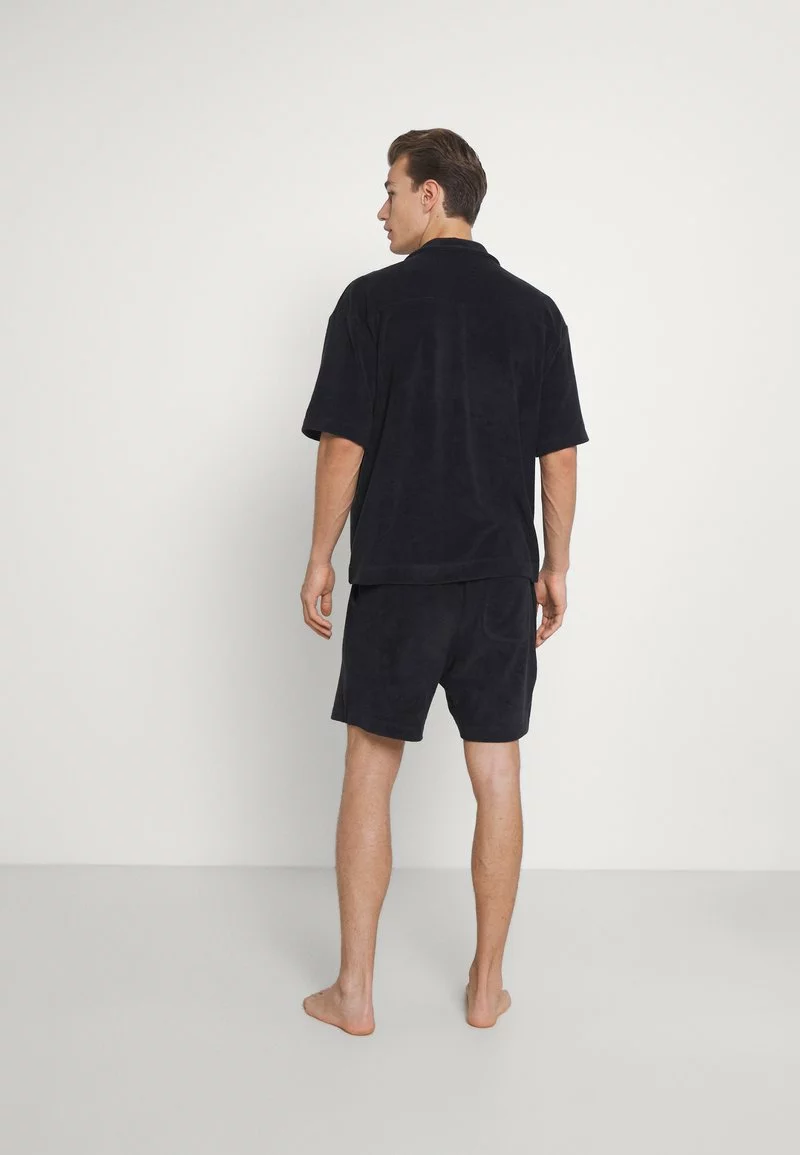 Pier One Uomo TERRY TOWELLING LOUNGE SET - Pigiama - Black 5 Pier One Uomo TERRY TOWELLING LOUNGE SET - Pigiama - Black - immagine 3