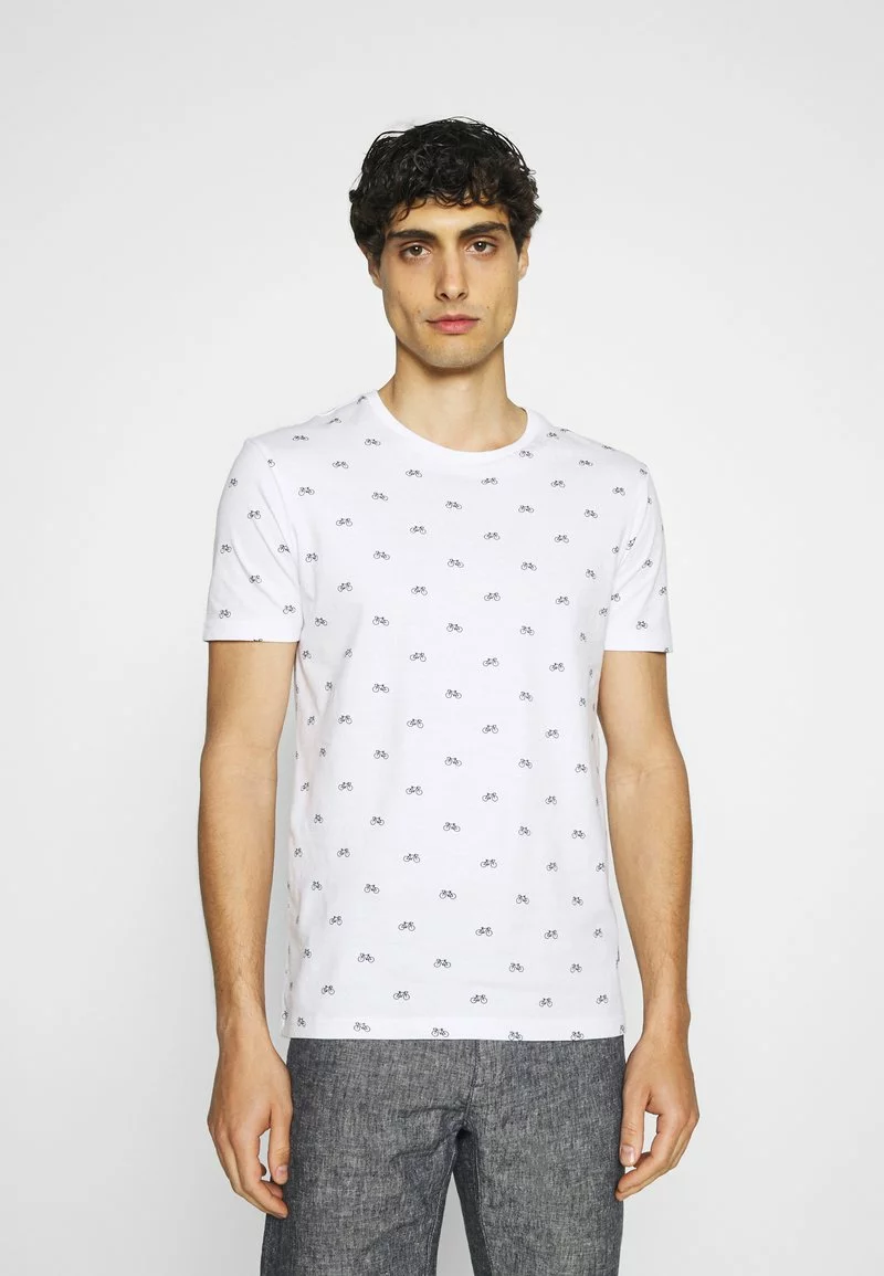 Pier One Uomo T-shirt Con Stampa - White 3 Pier One Uomo T-shirt Con Stampa - White