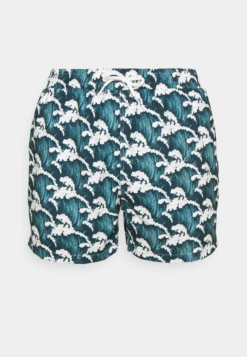 Pier One Uomo Shorts Da Mare - Blue 6 Pier One Uomo Shorts Da Mare - Blue - immagine 4