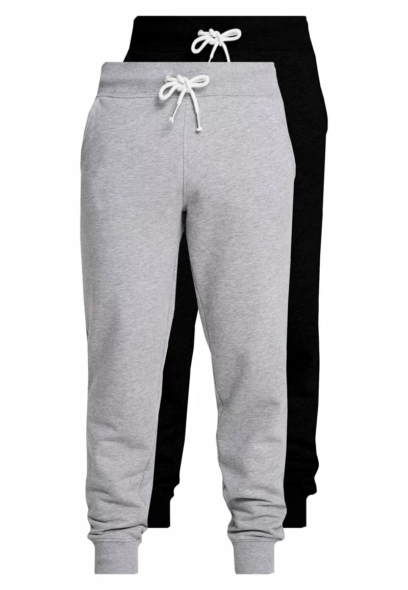 Pier One Uomo Pantaloni Sportivi - Black/mottled Light Gre 6 Pier One Uomo Pantaloni Sportivi - Black/mottled Light Gre - immagine 4