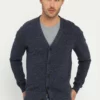 Pier One Uomo Cardigan - Mottled Blue 1 Pier One Uomo Cardigan - Mottled Blue -Moda Perfetta cb75ffcb4bc44867bdfbe488831375c2