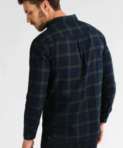 Pier One Uomo Camicia - Green / Blue -Moda Perfetta cc55c9919d894e11b2e585f1b396681f