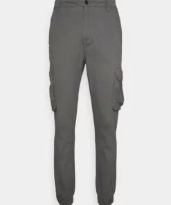 Pier One Uomo Pantaloni Cargo - Dark Grey 10 Pier One Uomo Pantaloni Cargo - Dark Grey -Moda Perfetta cd895d006b694f53a0910d76167d7305