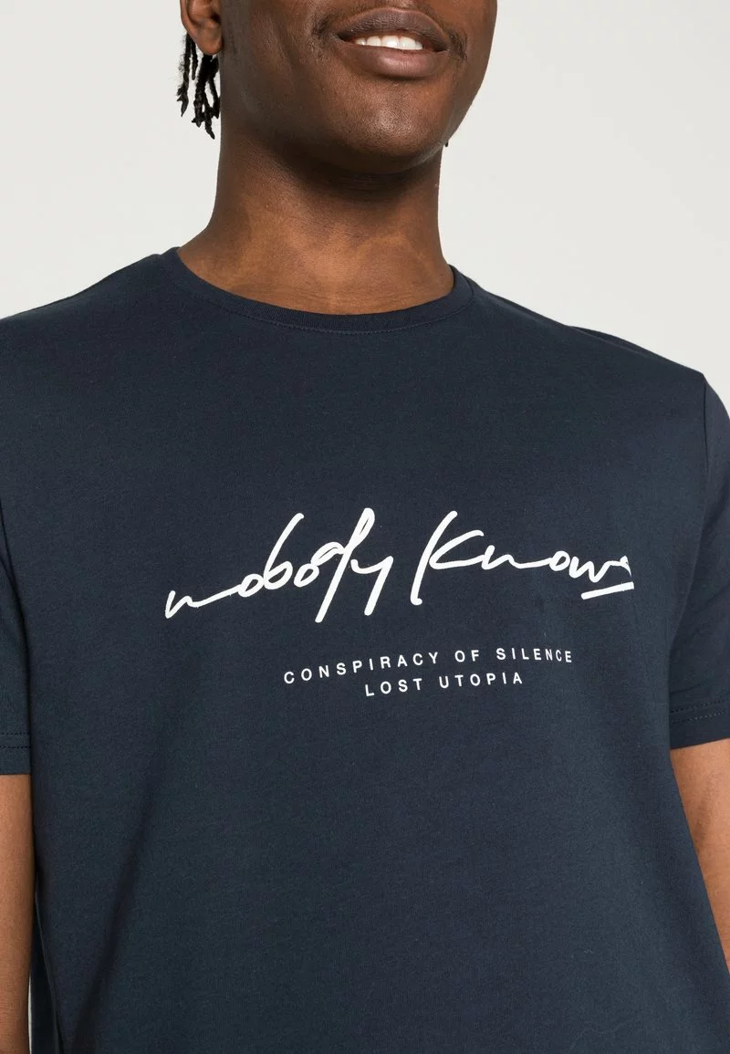 Pier One Uomo T-shirt Con Stampa - Dark Blue 7 Pier One Uomo T-shirt Con Stampa - Dark Blue - immagine 5