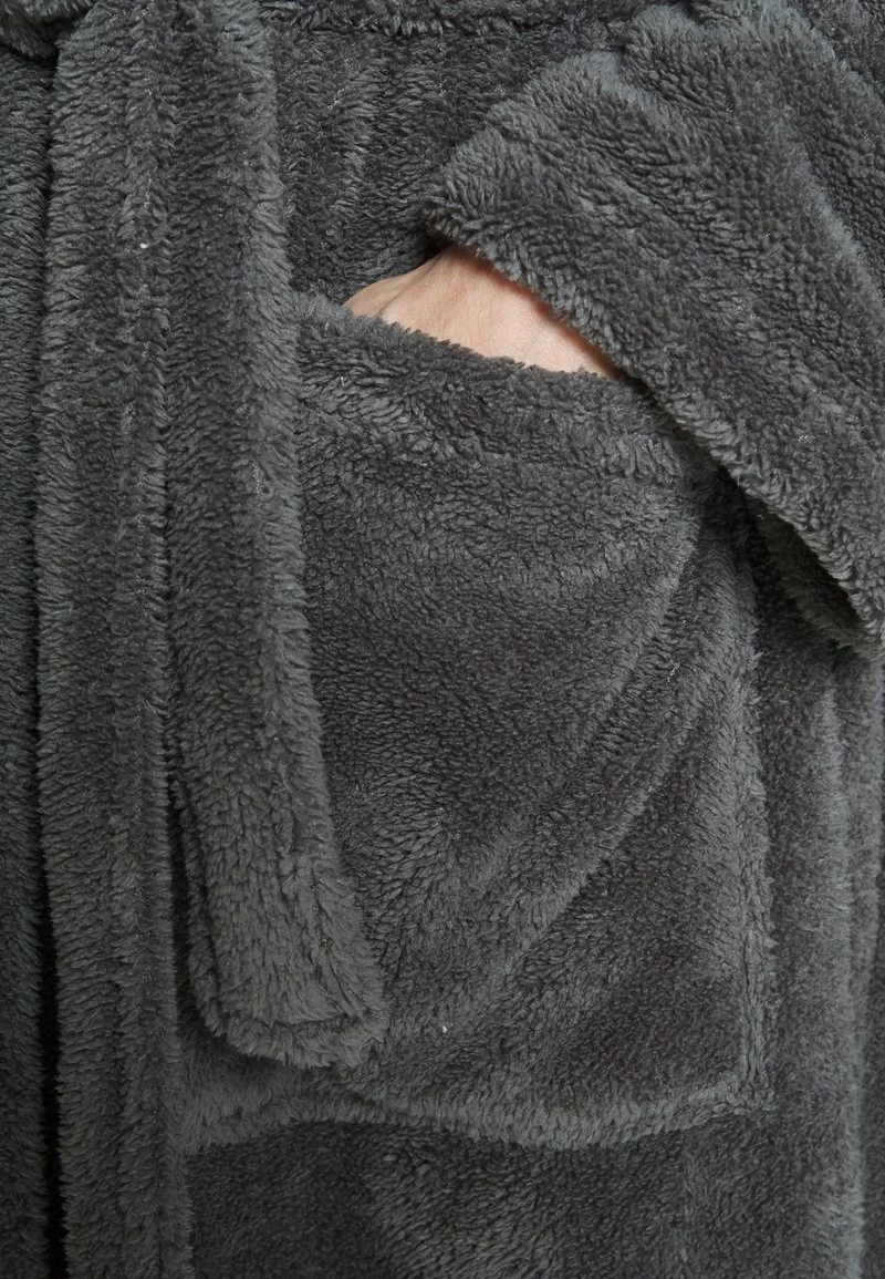 Pier One Uomo Accappatoio - Dark Gray 8 Pier One Uomo Accappatoio - Dark Gray - immagine 6