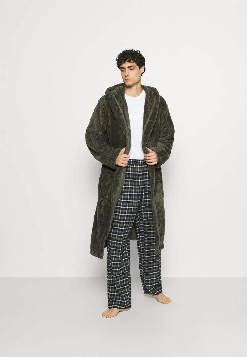 Pier One Uomo Accappatoio - Khaki 4 Pier One Uomo Accappatoio - Khaki - immagine 2