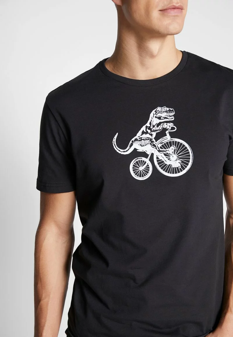 Pier One Uomo T-shirt Con Stampa - Black 6 Pier One Uomo T-shirt Con Stampa - Black - immagine 4