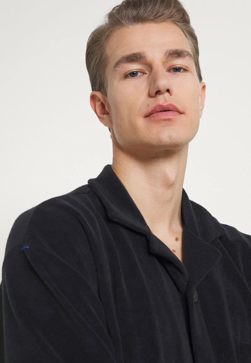 Pier One Uomo TERRY TOWELLING LOUNGE SET - Pigiama - Black 6 Pier One Uomo TERRY TOWELLING LOUNGE SET - Pigiama - Black - immagine 4