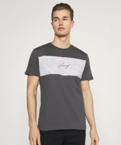 Pier One Uomo T-shirt Con Stampa - Dark Grey