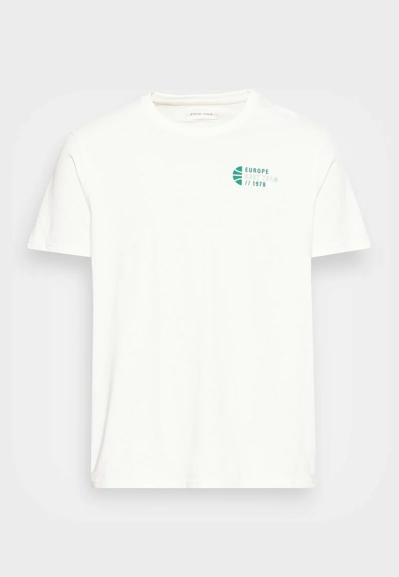 Pier One Uomo T-shirt Con Stampa - Off White 6 Pier One Uomo T-shirt Con Stampa - Off White - immagine 4