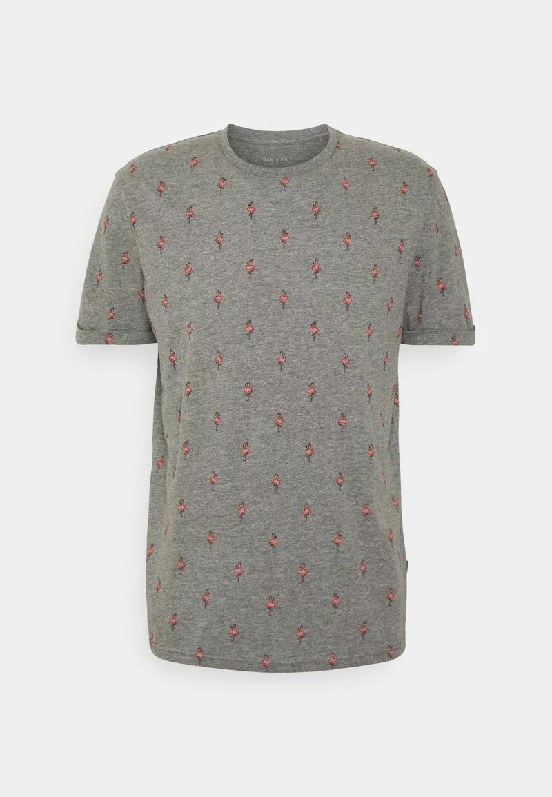 Pier One Uomo T-shirt Con Stampa - Grey 3 Pier One Uomo T-shirt Con Stampa - Grey