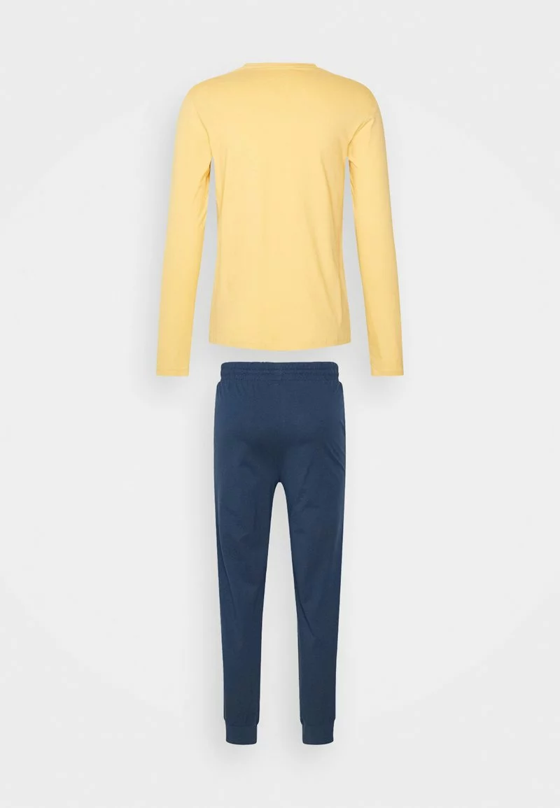 Pier One Uomo Pigiama - Yellow/dark Blue 4 Pier One Uomo Pigiama - Yellow/dark Blue - immagine 2