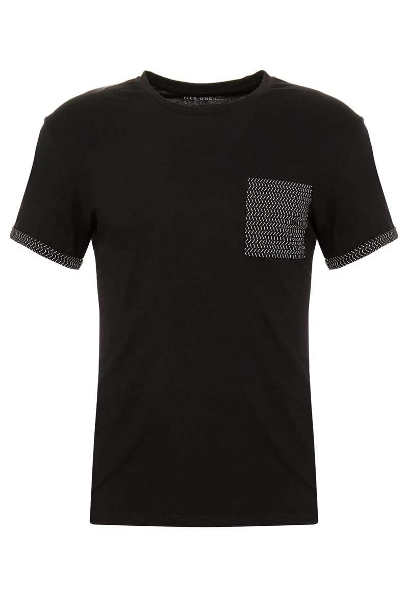 Pier One Uomo T-shirt Con Stampa - Black 7 Pier One Uomo T-shirt Con Stampa - Black - immagine 5