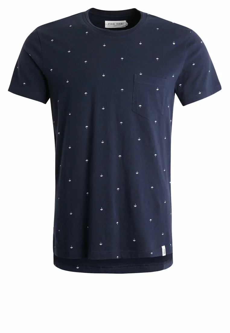 Pier One Uomo T-shirt Con Stampa - Navy 8 Pier One Uomo T-shirt Con Stampa - Navy - immagine 6