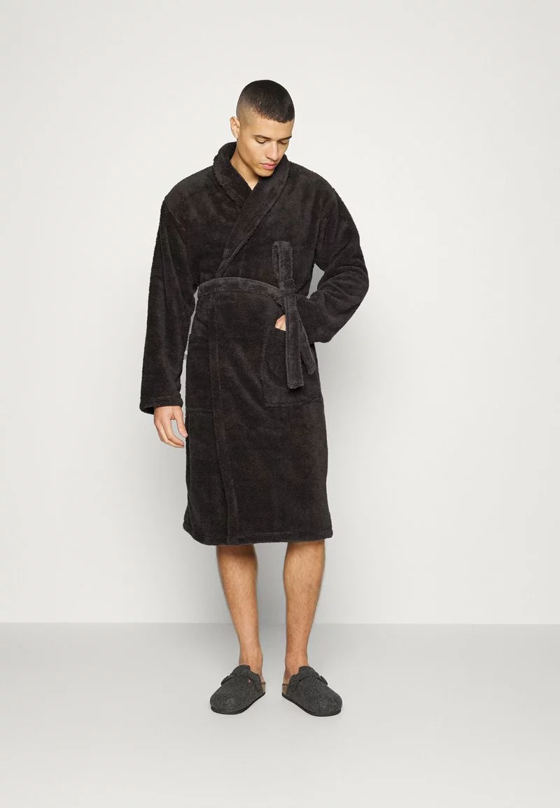 Pier One Uomo Accappatoio - Dark Grey 4 Pier One Uomo Accappatoio - Dark Grey - immagine 2