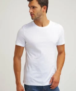 Pier One Uomo 2 PACK - T-shirt Basic - White/black -Moda Perfetta db5a52b513bc4cb5ade3596d469995e6