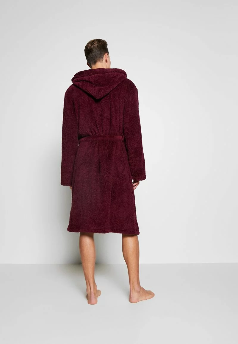 Pier One Uomo Accappatoio - Bordeaux 5 Pier One Uomo Accappatoio - Bordeaux - immagine 3