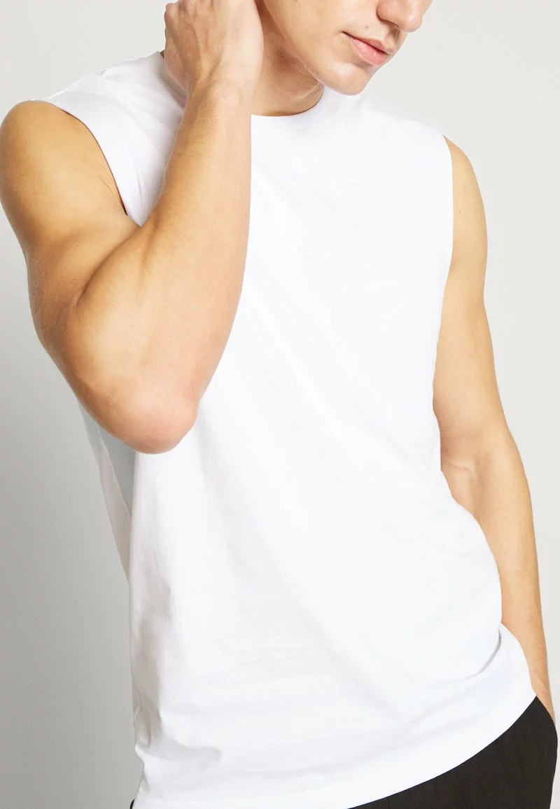 Pier One Uomo 3 PACK - T-shirt Basic - Grey/white/black 10 Pier One Uomo 3 PACK - T-shirt Basic - Grey/white/black - immagine 8