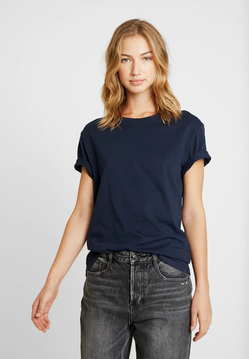 Pier One Uomo T-shirt Basic - Dark Blue 6 Pier One Uomo T-shirt Basic - Dark Blue - immagine 4