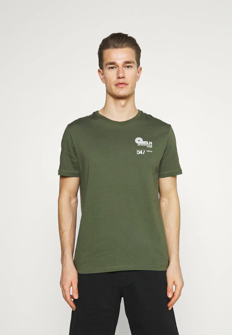 Pier One Uomo T-shirt Con Stampa - Green 5 Pier One Uomo T-shirt Con Stampa - Green - immagine 3