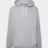 Pier One Uomo BIGBIG CORE SCRIPT HOODIE - Felpa Con Cappuccio - Mottled Grey
