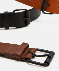 Pier One Unisex 3 PACK - Cintura - Black/brown/cognac -Moda Perfetta e0f11aa94c50410691693ddd4a5cfdc3